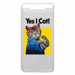 Чехол для Samsung A80 Yes I Cat - PrintSalon
