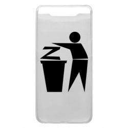 Чехол для Samsung A80 Z is a trash - PrintSalon