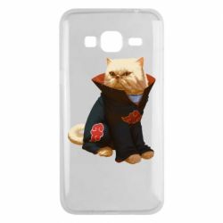 Чехол для Samsung J3 2016 Akatsuki angry cat - PrintSalon