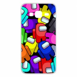 Чехол для Samsung J3 2016 Among us multicolored - PrintSalon