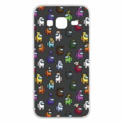 Чехол для Samsung J3 2016 Among Us Pattern - PrintSalon