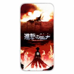 Чехол для Samsung J3 2016 Attack of the Titans - PrintSalon