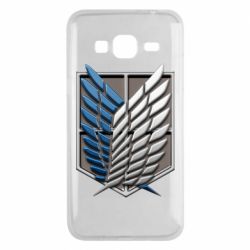 Чехол для Samsung J3 2016 Attack Titan Survey Corps Logo 3D - PrintSalon