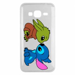Чехол для Samsung J3 2016 Baby Yoda And Stitch - PrintSalon