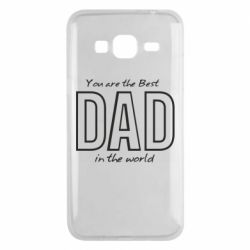 Чохол для Samsung J3 2016 Best dad text - PrintSalon