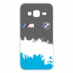 Чехол для Samsung J3 2016 BMW logo and gray background - PrintSalon
