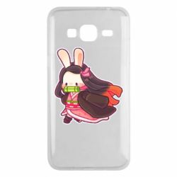 Чехол для Samsung J3 2016 Chibi Bunny Kamado Nezuko - PrintSalon