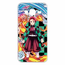 Чехол для Samsung J3 2016 Demon Slayer Kimetsu No Yaiba - PrintSalon