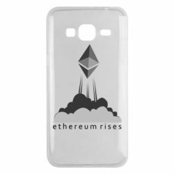 Чехол для Samsung J3 2016 Ethereum Rises - PrintSalon