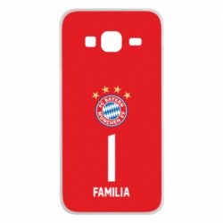Чехол для Samsung J3 2016 FC Bayern. Твоя фамилия, номер (англ.) - PrintSalon