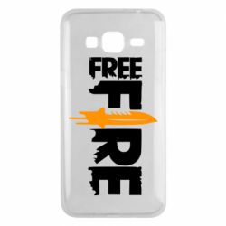 Чохол для Samsung J3 2016 Free Fire vertical logo - PrintSalon