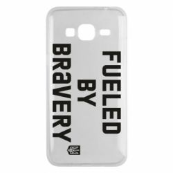 Чехол для Samsung J3 2016 Fueled by bravery - PrintSalon
