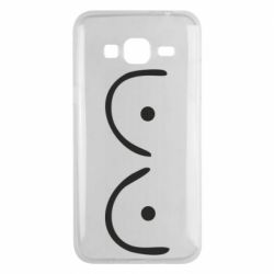 Чехол для Samsung J3 2016 Funny tits - PrintSalon