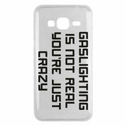 Чехол для Samsung J3 2016 Gaslighting is not real - PrintSalon