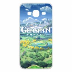 Чехол для Samsung J3 2016 Genshin Impact World