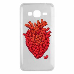 Чехол для Samsung J3 2016 Heart of many cats - PrintSalon