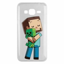 Чохол для Samsung J3 2016 Heroes from Minecraft - PrintSalon