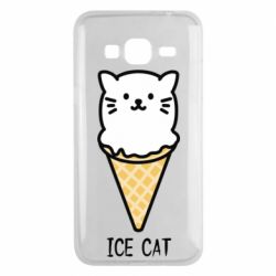 Чехол для Samsung J3 2016 Ice Cat - PrintSalon