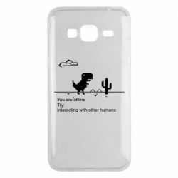 Чехол для Samsung J3 2016 Internet Dinosaur - PrintSalon