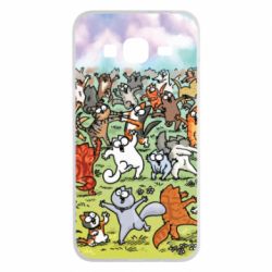Чохол для Samsung J3 2016 Коти танцюють - PrintSalon