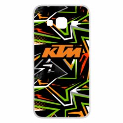 Чохол для Samsung J3 2016 KTM orange logo - PrintSalon