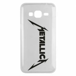 Чехол для Samsung J3 2016 Logo Metallica - PrintSalon