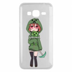 Чехол для Samsung J3 2016 Minecraft anime - PrintSalon