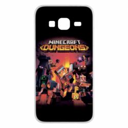 Чехол для Samsung J3 2016 Minecraft Dungeons new - PrintSalon