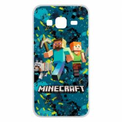 Чохол для Samsung J3 2016 Minecraft Steve Alex And Dog - PrintSalon