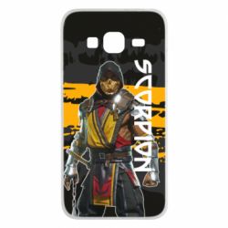 Чехол для Samsung J3 2016 Mortal Kombat-Scorpion - PrintSalon
