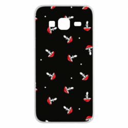 Чехол для Samsung J3 2016 Мухоморы