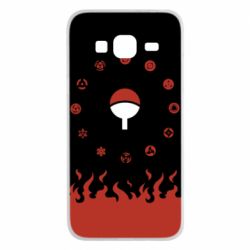Чехол для Samsung J3 2016 Naruto Sasuke Uchiha Sharingan - PrintSalon