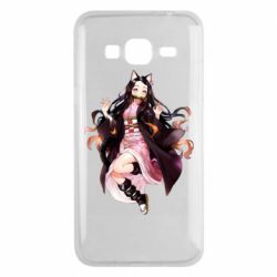 Чохол для Samsung J3 2016 Nezuko cat - PrintSalon