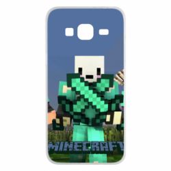 Чехол для Samsung J3 2016 Novaskin Minecraft - PrintSalon