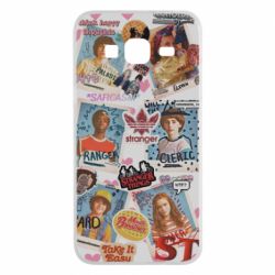 Чехол для Samsung J3 2016 Очень странные дела. Стикеры - PrintSalon