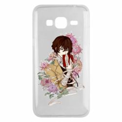 Чехол для Samsung J3 2016 Osamu Dazai in flowers