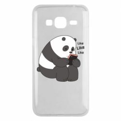 Чехол для Samsung J3 2016 Панда лайк - PrintSalon