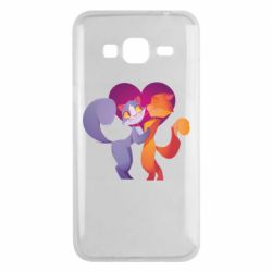 Чохол для Samsung J3 2016 Парочка. Котики - PrintSalon