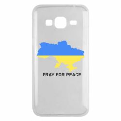 Чехол для Samsung J3 2016 Pray for peace - PrintSalon