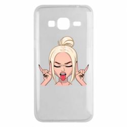 Чехол для Samsung J3 2016 Punk Girl - PrintSalon