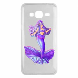 Чехол для Samsung J3 2016 Purple Mermaid Barbie - PrintSalon