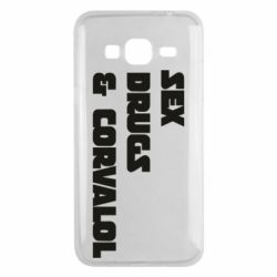 Чехол для Samsung J3 2016 Sex Drugs s Corvalol - PrintSalon