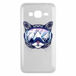 Чехол для Samsung J3 2016 Snowboard Cat - PrintSalon