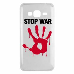 Чехол для Samsung J3 2016 Stop War - PrintSalon