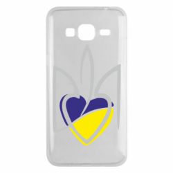 Чехол для Samsung J3 2016 Ukrainian heart - PrintSalon