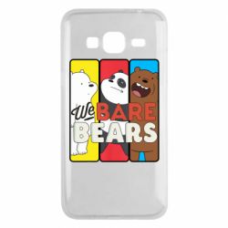 Чехол для Samsung J3 2016 We bare bears collage - PrintSalon
