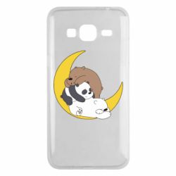 Чехол для Samsung J3 2016 We bare bears sleep - PrintSalon