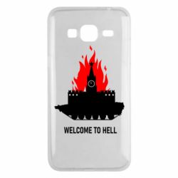 Чехол для Samsung J3 2016 Welcome to Hell - PrintSalon