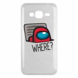 Чехол для Samsung J3 2016 Where? ( Among Us ) - PrintSalon