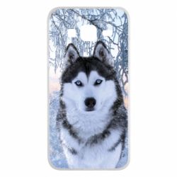 Чехол для Samsung J3 2016 Winter Husky